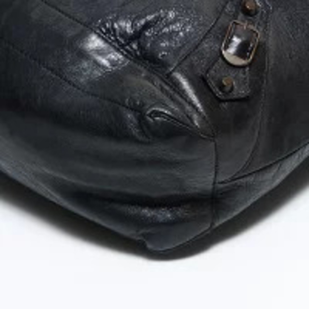 Balenciaga The Day Leather Shoulder Bag Black - Picture 7 of 13